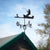 2021 Retro Stainless Steel Weather Vane Practical Home Outdoor Roof Decor Crafts Outdoor Garden Animal Bracket Decor Craft Suit