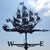 2021 Retro Stainless Steel Weather Vane Practical Home Outdoor Roof Decor Crafts Outdoor Garden Animal Bracket Decor Craft Suit