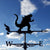 2021 Retro Stainless Steel Weather Vane Practical Home Outdoor Roof Decor Crafts Outdoor Garden Animal Bracket Decor Craft Suit