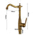KEMAIDI Elegant Single Handle Antique  Brass Faucet  Mixer Tap