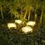 RXUNS Lawn Solar Garden Light LED Brick Ice Cube Solar Lights Outdoor Decoration Lamp for Stair Pathway Driveway Landscape Patio