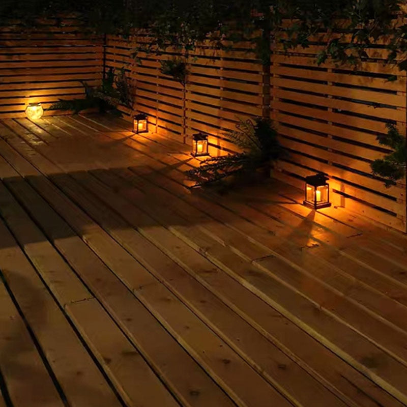 Solar LED Lights Outdoors Focus Floor Lanterns