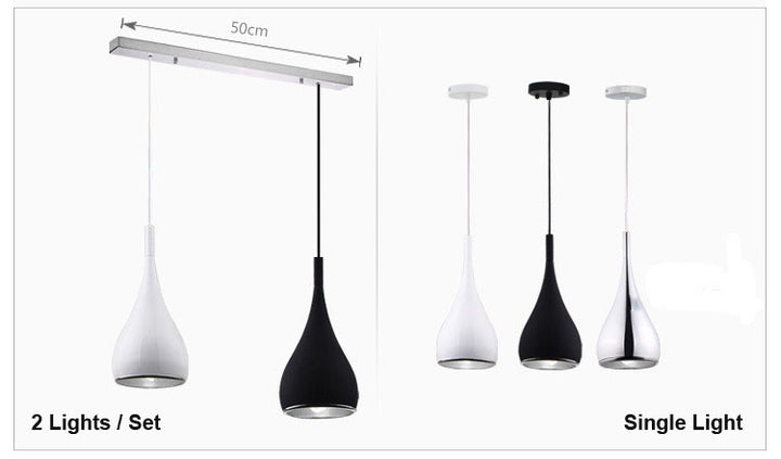 Modern Restaurant Pendant Lights Minimalist LED Hand lighting