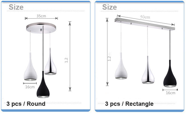Modern Restaurant Pendant Lights Minimalist LED Hand lighting