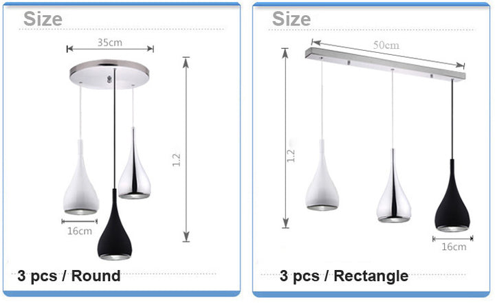 Modern Restaurant Pendant Lights Minimalist LED Hand lighting