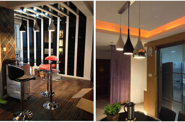 Modern Restaurant Pendant Lights Minimalist LED Hand lighting