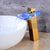 Temperature Controlled LED Bathroom, Waterfall Faucet,