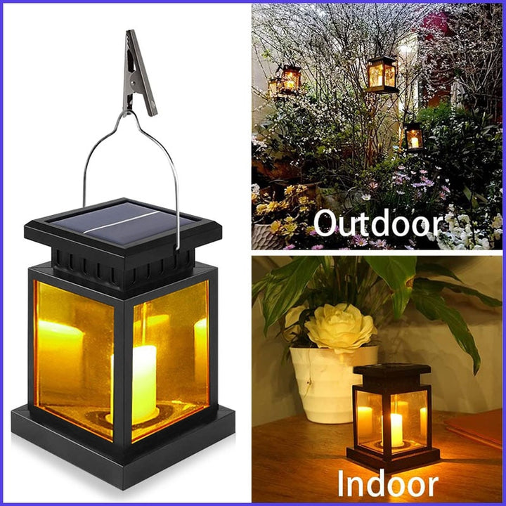 Solar LED Lights Outdoors Focus Floor Lanterns