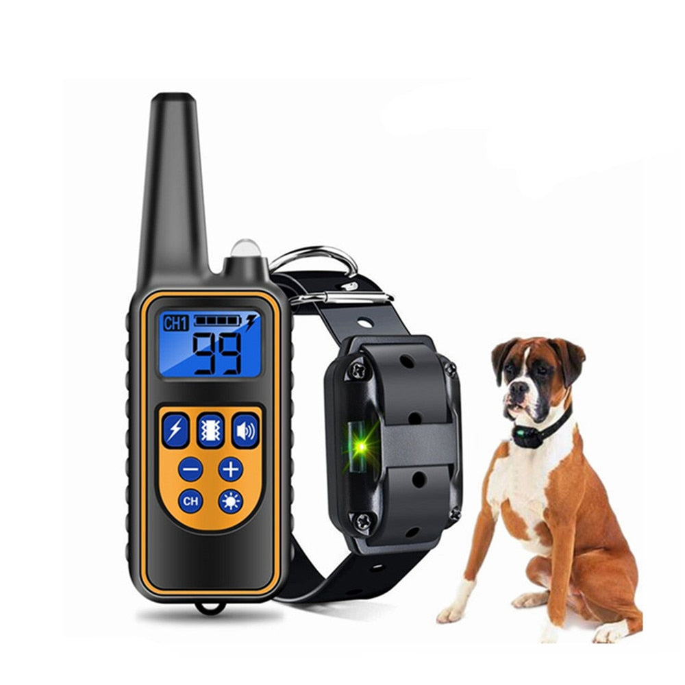 Electric Dog Training Collar Waterproof Rechargeable Remote Control Pe rummages .nz