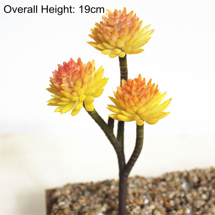 Green Artificial Succulents Plants Home Garden
