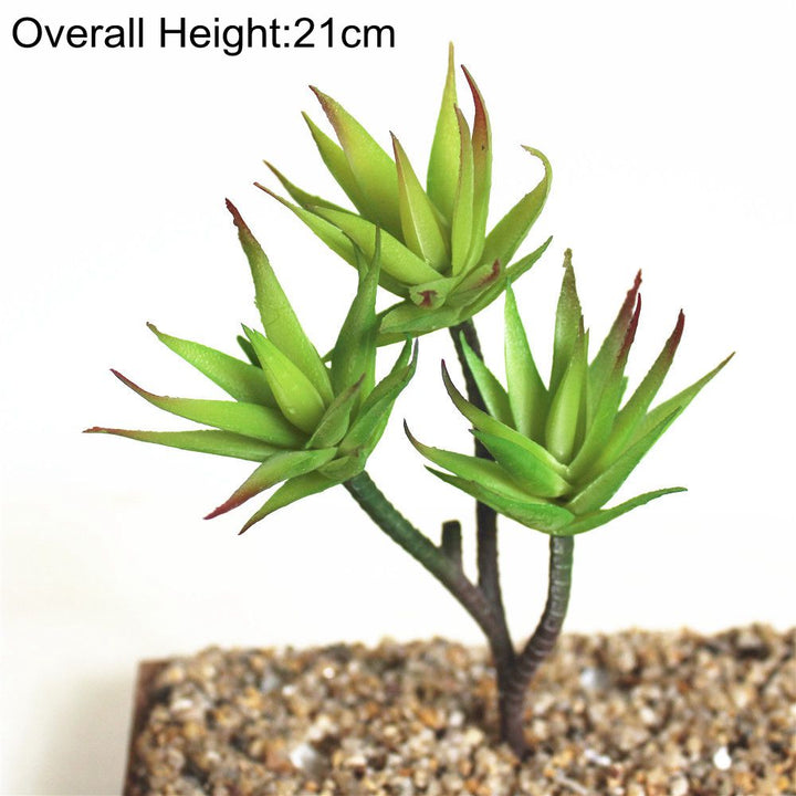 Green Artificial Succulents Plants Home Garden