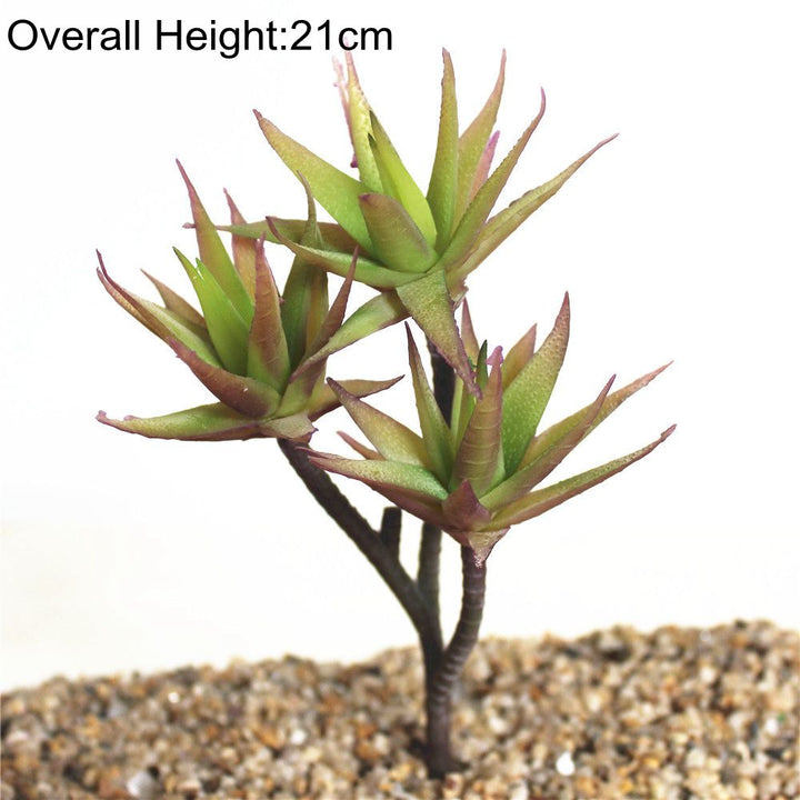 Green Artificial Succulents Plants Home Garden