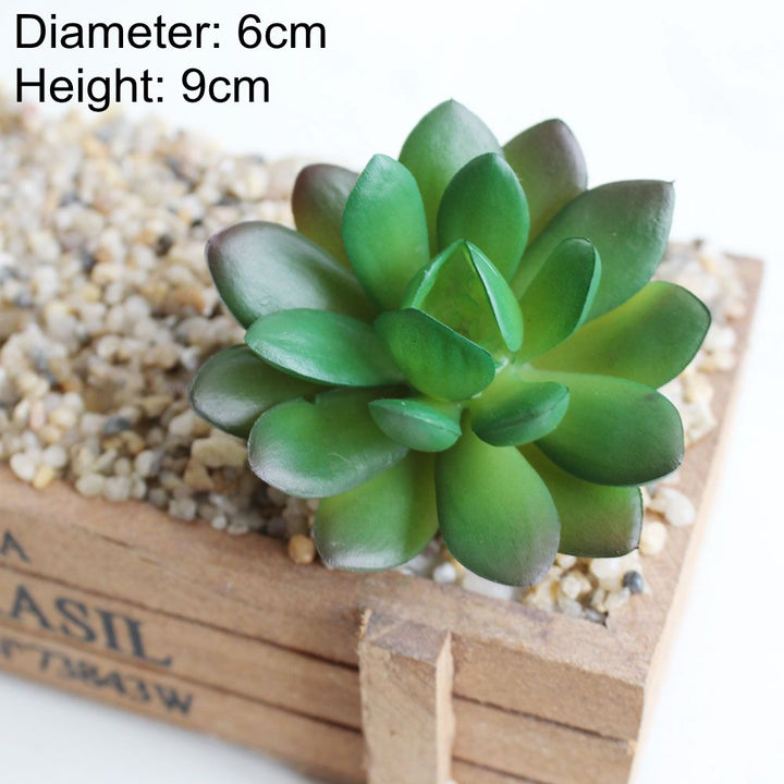 Green Artificial Succulents Plants Home Garden