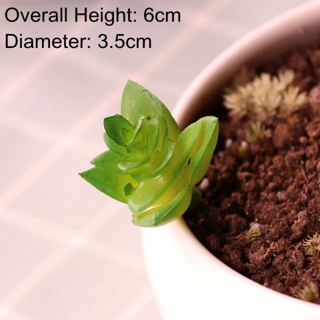 Green Artificial Succulents Plants Home Garden