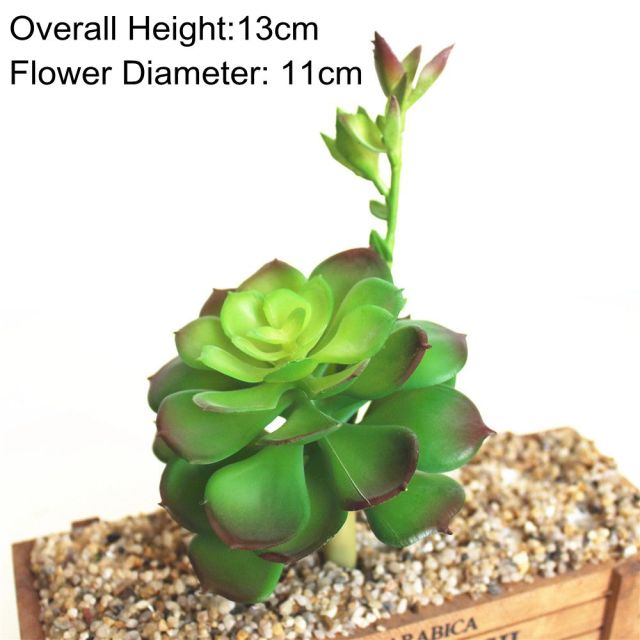 Green Artificial Succulents Plants Home Garden