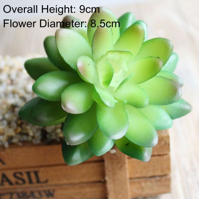 Green Artificial Succulents Plants Home Garden