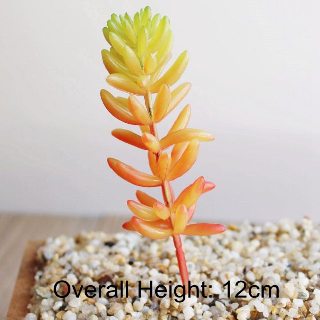Green Artificial Succulents Plants Home Garden