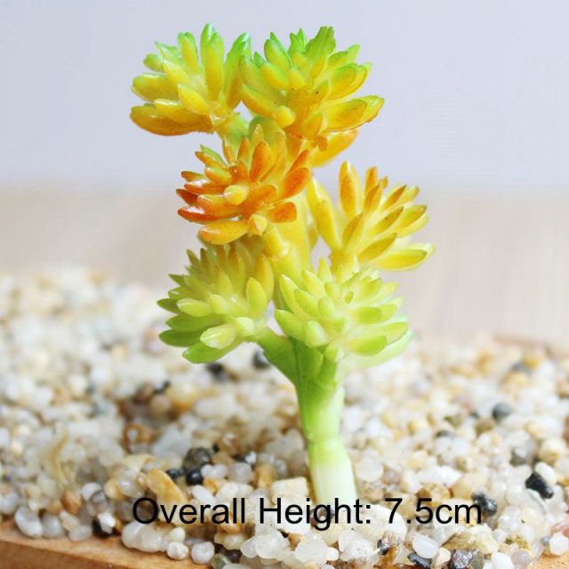 Green Artificial Succulents Plants Home Garden