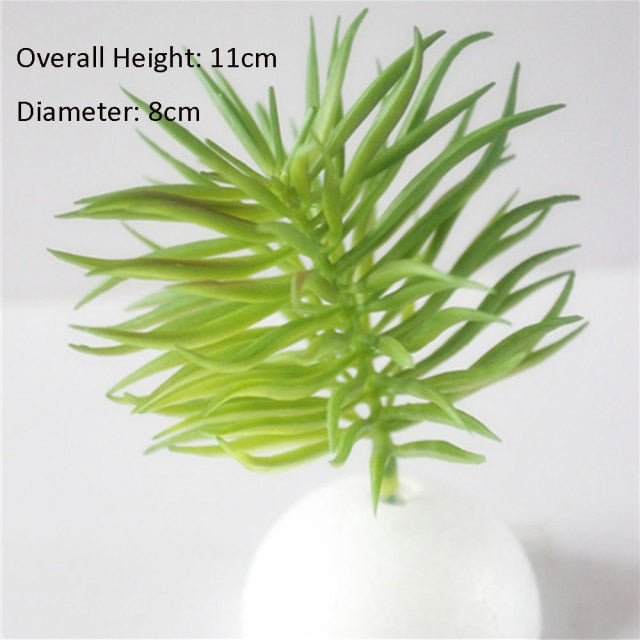 Green Artificial Succulents Plants Home Garden