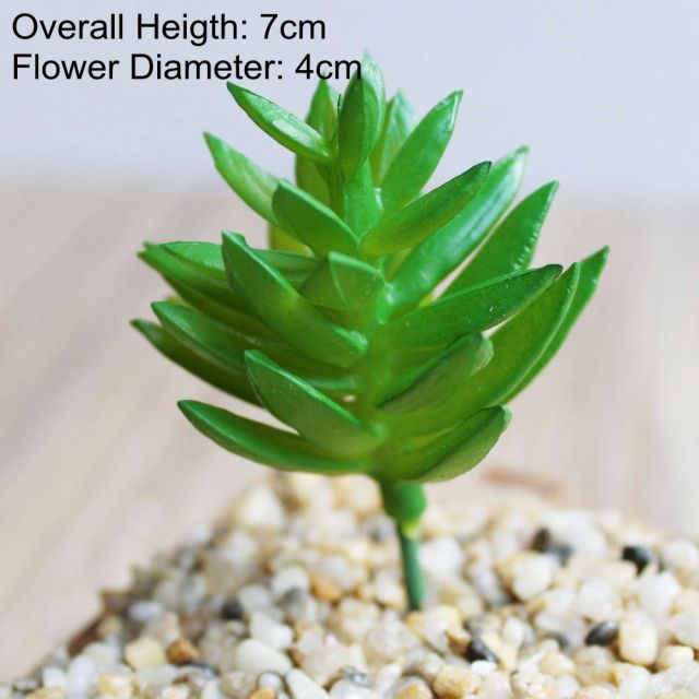 Green Artificial Succulents Plants Home Garden