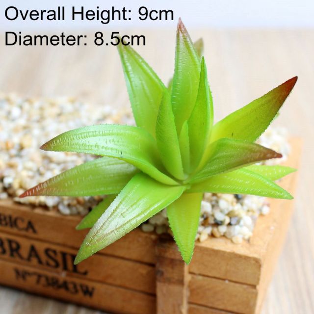 Green Artificial Succulents Plants Home Garden