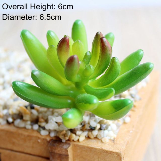 Green Artificial Succulents Plants Home Garden