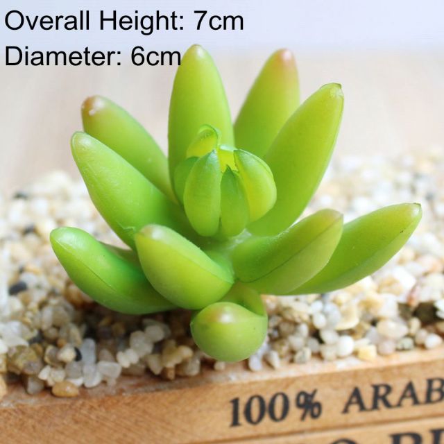 Green Artificial Succulents Plants Home Garden