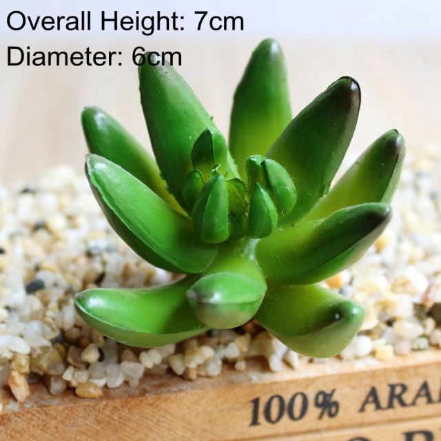 Green Artificial Succulents Plants Home Garden