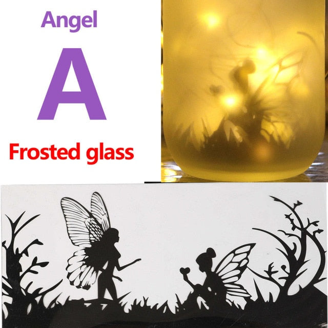 Solar Fairy Lantern Lights Outdoor Hanging Glass Mason Jar Lights