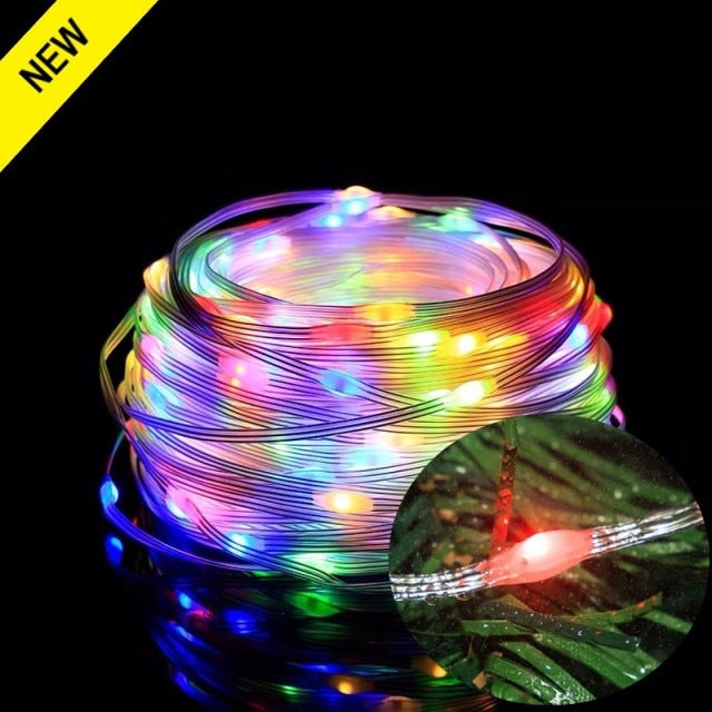 Solar Led Light Outdoor Garden Tube Lights led Strip Light