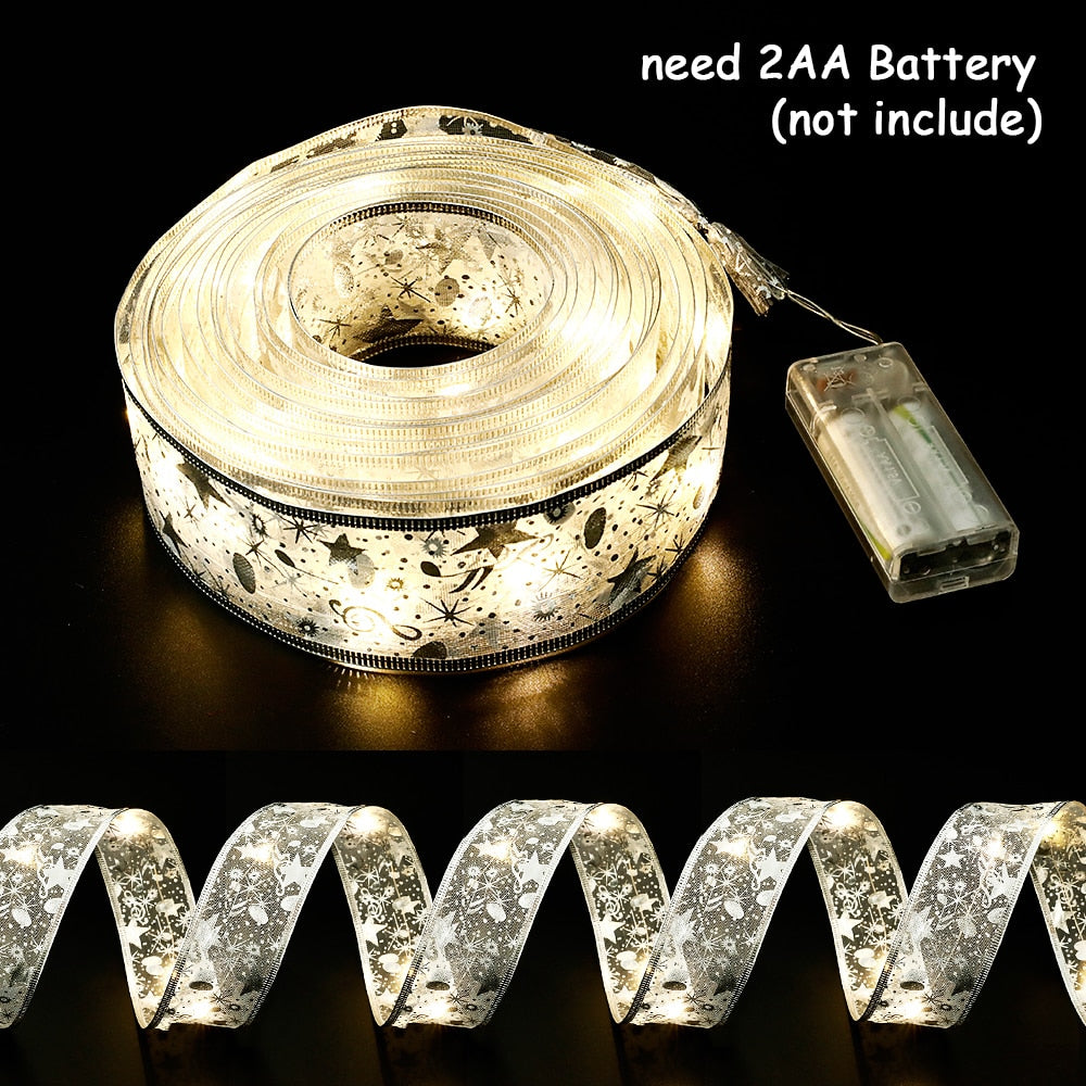 50 LED 5M Double LED Christmas Ribbon