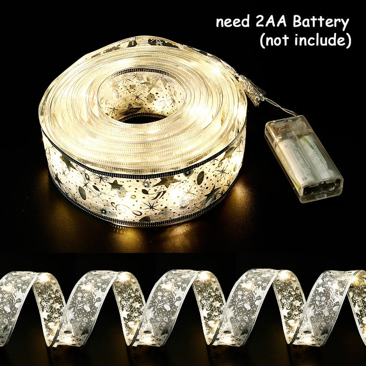 50 LED 5M Double LED Christmas Ribbon