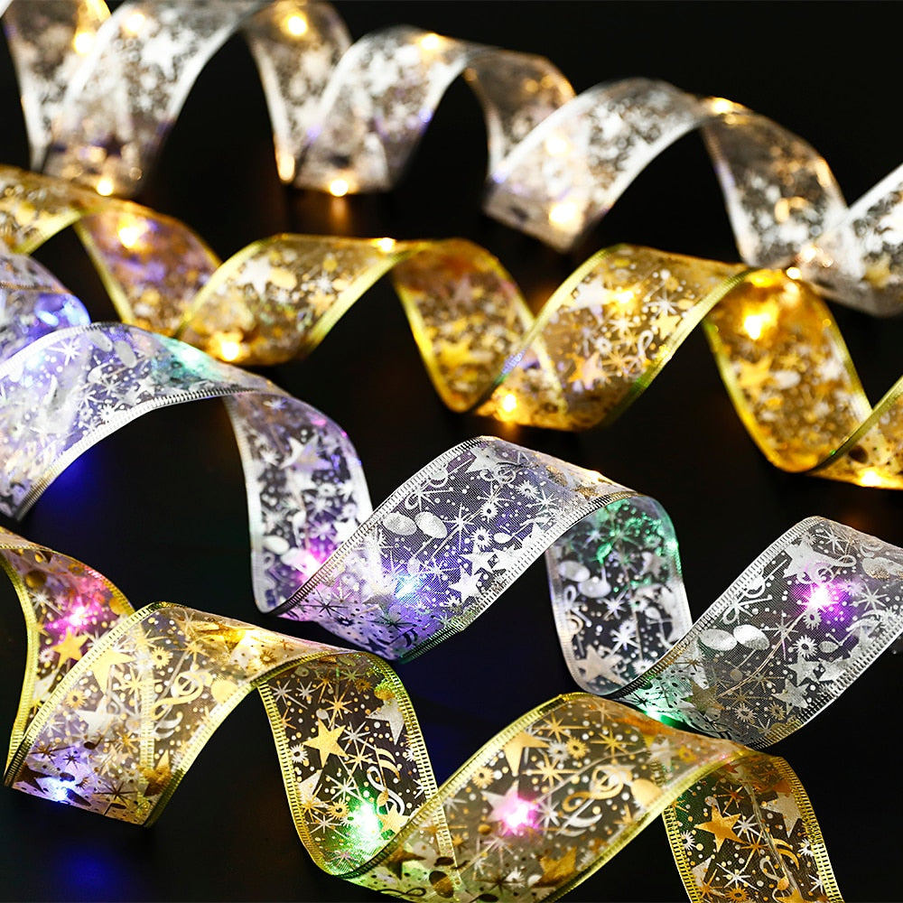 50 LED 5M Double LED Christmas Ribbon