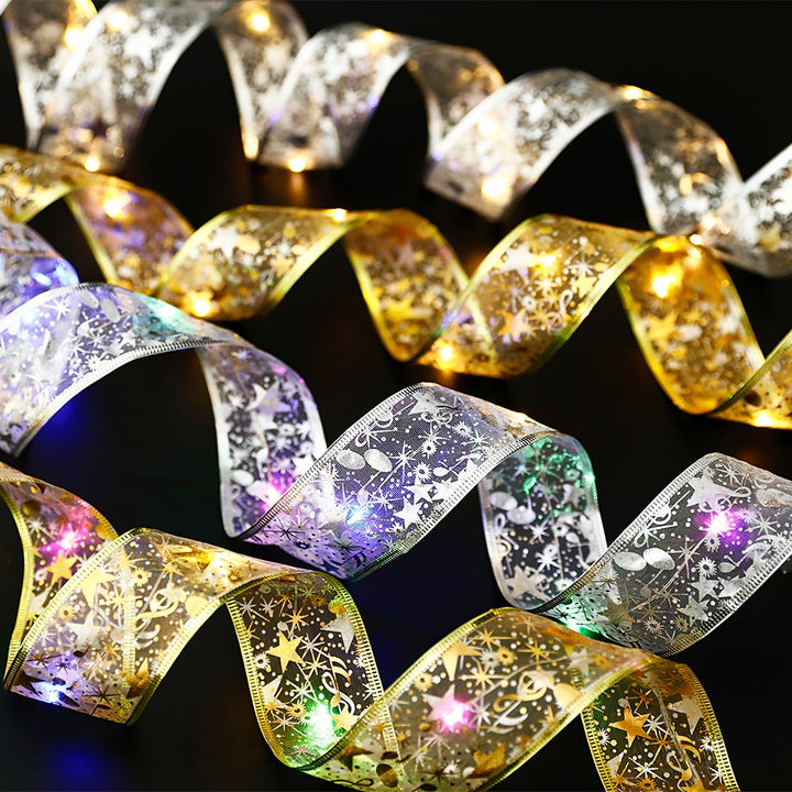 50 LED 5M Double LED Christmas Ribbon