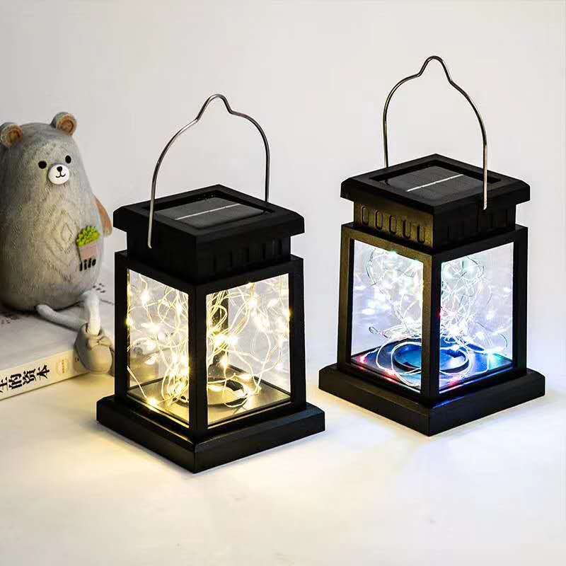 Solar LED Lights Outdoors Focus Floor Lanterns