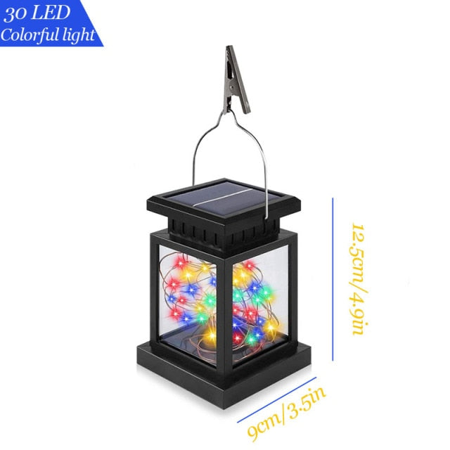 Solar LED Lights Outdoors Focus Floor Lanterns
