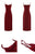 Syiwidii Satin Dress Woman Sleeveless Spaghetti Strap Evening Red Black