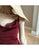 Syiwidii Satin Dress Woman Sleeveless Spaghetti Strap Evening Red Black