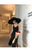 Syiwidii Satin Dress Woman Sleeveless Spaghetti Strap Evening Red Black