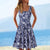 Women'S Summer Elegent Sleeveless U-Neck A-Line Dress