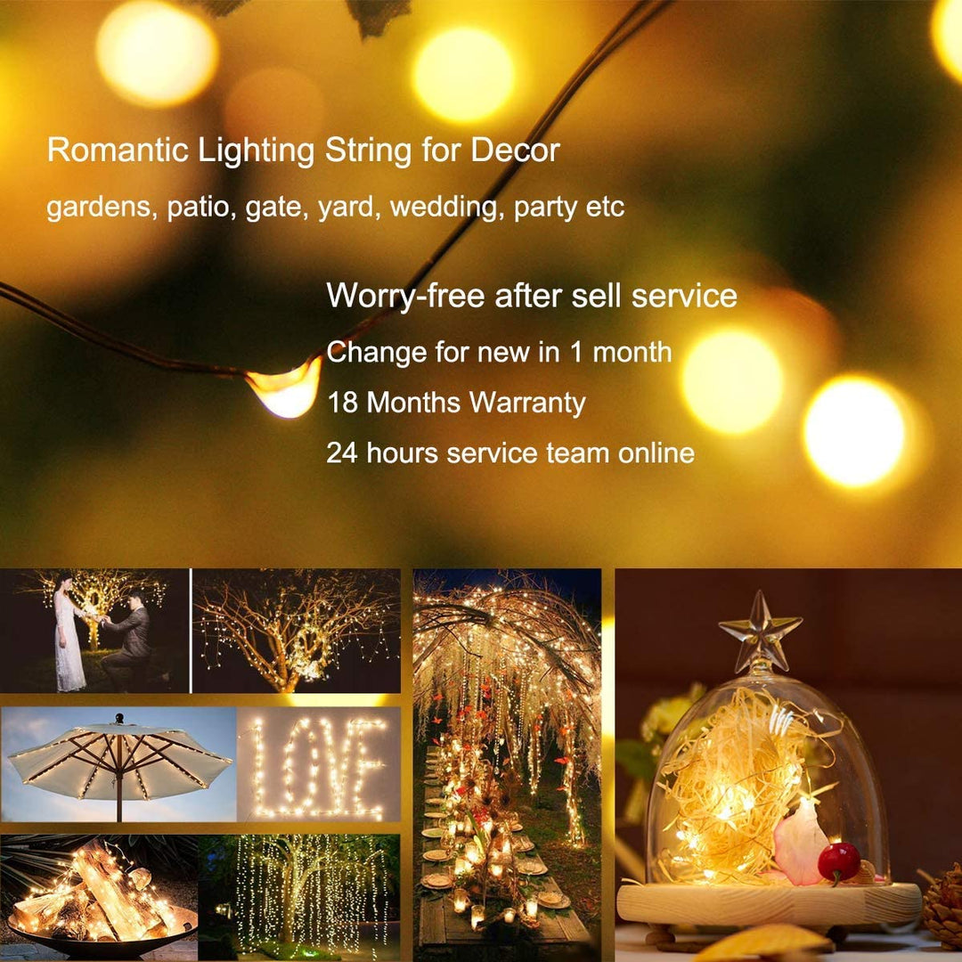 Led Outdoor Solar String Lights (1/2Pack)