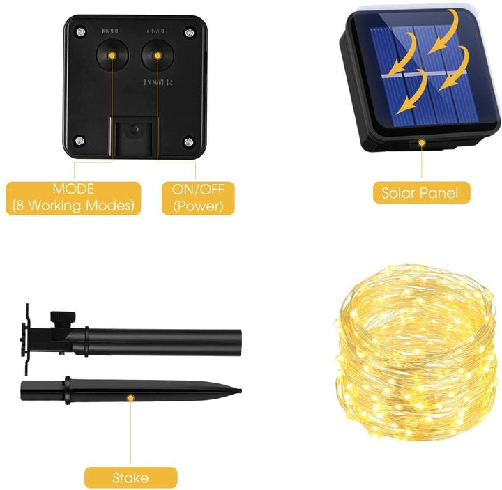 Led Outdoor Solar String Lights (1/2Pack)