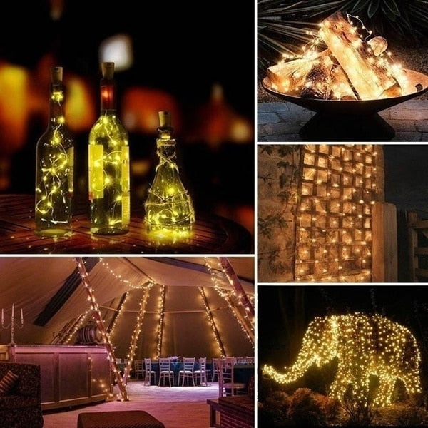 Led Outdoor Solar String Lights (1/2Pack)