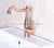 Antique Red Copper Bathroom  Faucet  Vessel Basin Mixer Tap Sink Faucet Bnf131