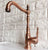 Basin Deck Mounted Faucet Antique Red Copper Single Handle Bathroom/Kitchen  Swivel Spout Vessel Sink Mixer Tap Bnf417