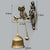 Vintage Metal Bell Door Wall Hanging Shopkeeper Good Luck Knocker