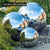 Stainless Steel Hollow Bright Mirror l Garden Landscape Floating Ball