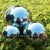 Stainless Steel Hollow Bright Mirror l Garden Landscape Floating Ball