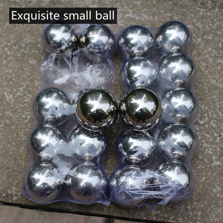 Stainless Steel Hollow Bright Mirror l Garden Landscape Floating Ball