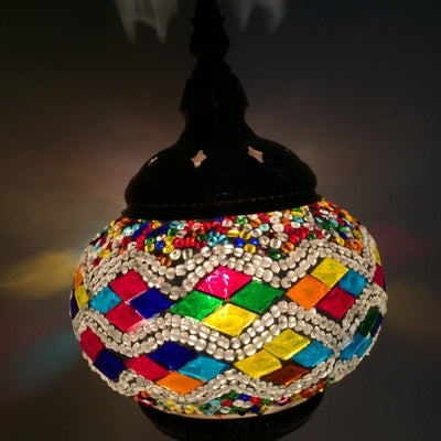 Mediterranean Turkish Mosaic Table Lamp